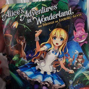 Great Condition !! Alice's Adventures in Wonderland Lewis Carroll Manga-Styled